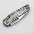 Microtech Marfione Select MSI RAM LOK Frag Titanium Handles w/ Double Vapor Blast & Bronze Accents & Stonewash M390MK 210-10FRMS1