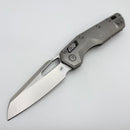 Microtech Marfione Select MSI RAM LOK Titanium Handles w/ Double Vapor Blast & Bronze Accents & Stonewash M390MK 210-10MS1