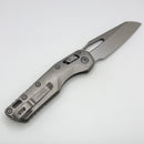 Microtech Marfione Select MSI RAM LOK Titanium Handles w/ Double Vapor Blast & Bronze Accents & Stonewash M390MK 210-10MS1