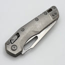 Microtech Marfione Select MSI RAM LOK Titanium Handles w/ Double Vapor Blast & Bronze Accents & Stonewash M390MK 210-10MS1