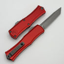 Microtech Knives Mini Hera Apocalyptic T/E M390MK w/ Red Handle 1704M-10APRD