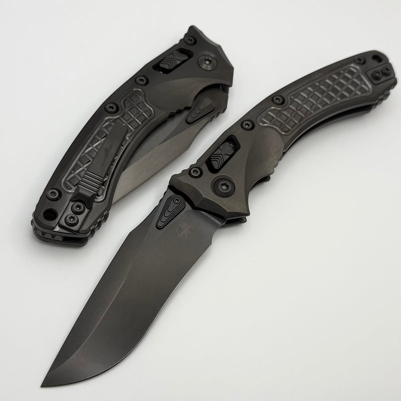 Microtech Marfione Select Amphibian RAM LOK DLC Frag Titanium Handles