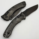 Microtech Marfione Select Amphibian RAM LOK DLC Frag Titanium Handles & DLC Stonewash M390MK w/ DLC Accents 137RL-1DLCTFRMS2