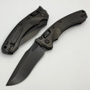 Microtech Marfione Select Amphibian RAM LOK DLC Slab Side Titanium Handles & DLC Stonewash M390MK w/ DLC Accents 137RL-1DLCTMS2