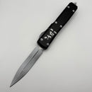 Pre-Owned Microtech Ultratech Steamboat Willie Dirty White Double Edge 122-1SB