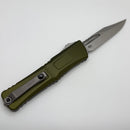 Grenade Blem Microtech Knives Combat Troodon Gen III Stonewash Bowie w/ OD Green Handle 1146-10OD