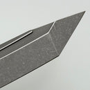 Grenade Blem Microtech Knives Combat Troodon Gen III Apocalyptic Tanto w/ Blue Handle 1144-10APBL