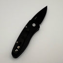 Pre-Owned Pro-Tech Sprint 3D Carved Design Handle w/ Mother of Pearl Button & Black S35VN 2937