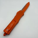 Pre-Owned Microtech Combat Troodon Orange Cerakote Frag w/ Tanto Signature Series 144-1CT-CORS