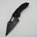 Pre-owned Microtech Borka Stitch Tactical Full Serrated 169-3T