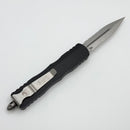 Grenade Blem Microtech Dirac D/E Stonewash Standard Partial Serrated & Black Handle 225-11