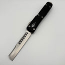 Pre-Owned Microtech Ultratech Hellhound Razor Stonewash Standard & Black 119R-10S