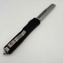 Pre-Owned Microtech Ultratech Hellhound Razor Stonewash Standard & Black 119R-10S