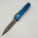 Pre-Owned Microtech Ultratech Double Edge & Distressed Blue 122-10DBL