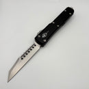 Pre-Owned Microtech Ultratech Warhound Stonewash Standard & Black 119W-10S