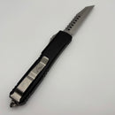 Pre-Owned Microtech Ultratech Warhound Stonewash Standard & Black 119W-10S