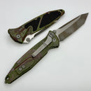 Microtech Socom Elite Tanto Edge Full Serrated Manual Outbreak Signature Series 161-3OBS