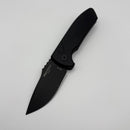Pre-Owned Pro-Tech SBR Short Bladed Rockeye Smooth Aluminum Black Handle & Black S35 Blade LG403 SBR