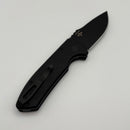 Pre-Owned Pro-Tech SBR Short Bladed Rockeye Smooth Aluminum Black Handle & Black S35 Blade LG403 SBR