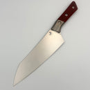 Microtech Chef's Knife Merlot G-10/Bead Blast Ti Handle w/ Stonewash M390MK 3000B-10MR