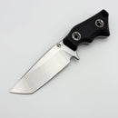 Medford Pro Series Micro Tanto w/ Black G10 Handles & Tumbled 20CV Fixed Blade