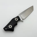 Medford Pro Series Micro Tanto w/ Black G10 Handles & Tumbled 20CV Fixed Blade