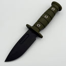Medford Pro Series Luke Airman w/ OD Green G10 Handles & DLC 3V Fixed Blade