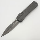 Pre-Owned Microtech Glykon Natural Clear Apocalyptic Standard Bayonet 184-10APNC