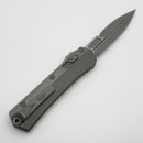 Pre-Owned Microtech Glykon Natural Clear Apocalyptic Standard Bayonet 184-10APNC