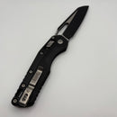 Pre-Owned Microtech Knives MSI RAM LOK Black Polymer & Black M390MK 210T-1PMBK