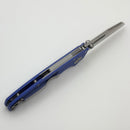 Demko AD20.5 20CV Shark Foot & Blue G-10 Handles