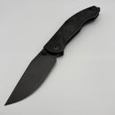 Pre-Owned Custom Knife Factory & Anthony Marfione Sokosha Blackwash/Carbon Fiber w/ Blackwash M398