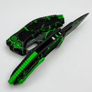 Heretic Knives Medusa Magma Toxic Green w/ Recurve MagnaCut H012-MAG-TX