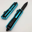 Microtech Scarab 2 Gen 3 Tactical D/E Partial Serrated w/ Turquoise Handle 1280-2TQ