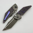 Hypercut Dharma Titanium Handles w/ Purple Flow Camo Carbon Inlays & S45VN