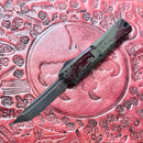 Microtech Knives Combat Troodon Gen III Outbreak Tanto Deep Engraved 1144-1OBDS