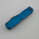 Microtech UTX-85 Gen IV w/ Blue Handle & Part Serrated Apocalyptic D/E M390MK 12324-11APBL