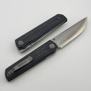North Mountain Blade Chop 4 w/ Blue Ceramic Carbon Fiber Handles & SLD-Magic Clip Point