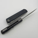 North Mountain Blade Chop 4 w/ Blue Ceramic Carbon Fiber Handles & SLD-Magic Clip Point
