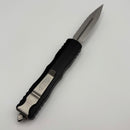 Pre-Owned Microtech Dirac D/E Stonewash Full Serrated & Black 225-12