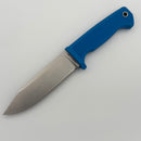 Demko FreeReign USA Made Clip Point 3V & Blue Rubberized Handle Fixed Blade