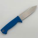 Demko FreeReign USA Made Clip Point 3V & Blue Rubberized Handle Fixed Blade