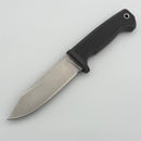 Demko FreeReign USA Made Clip Point 3V & Gray Rubberized Handle Fixed Blade