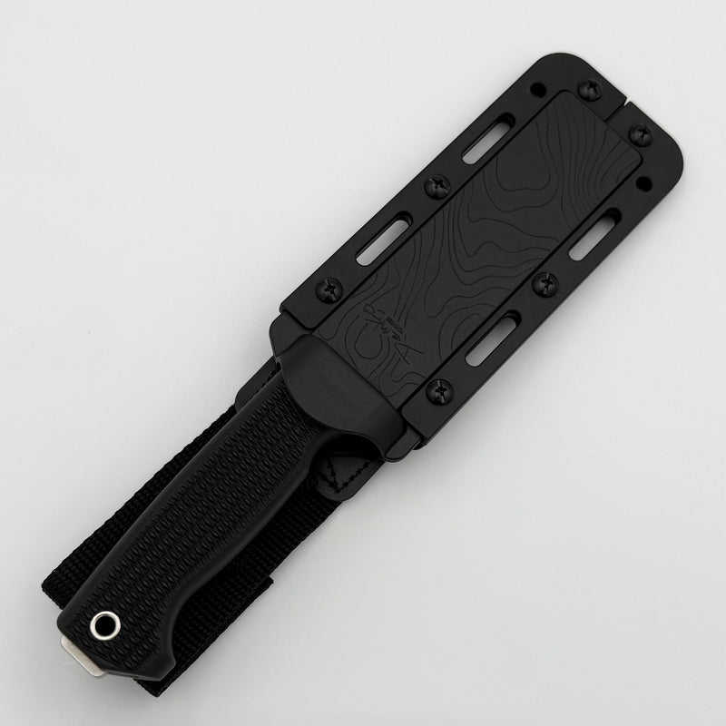 Demko FreeReign USA Made Clip Point 3V & Black Rubberized Handle Fixed