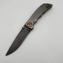 Pre-Owned Spartan Blades Harsey Folder 3.25 w/ Damascus & Bronze Accents SF10DMBZ