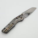 Marfione Custom MSI RAM LOK Mini Double Vapor Blast Frag Titanium Handles w/ Flamed/Bronze Accents & Cracked Ice M390MK