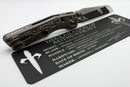 Marfione Custom MSI RAM LOK Mini Double Vapor Blast Frag Titanium Handles w/ Flamed/Bronze Accents & Cracked Ice M390MK