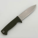 Demko FreeReign USA Made Clip Point 3V & OD Green Rubberized Handle Fixed Blade