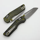 Microtech MSI RAM LOK Mini Distressed Grenade Green Frag Aluminum Handles w/ Apocalyptic M390MK 210M-10FRDGG-U25