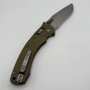 Pre-Owned Microtech Amphibian RAM LOK OD Green Fluted G-10 & Stonewash M390MK 137RL-10FLGTOD